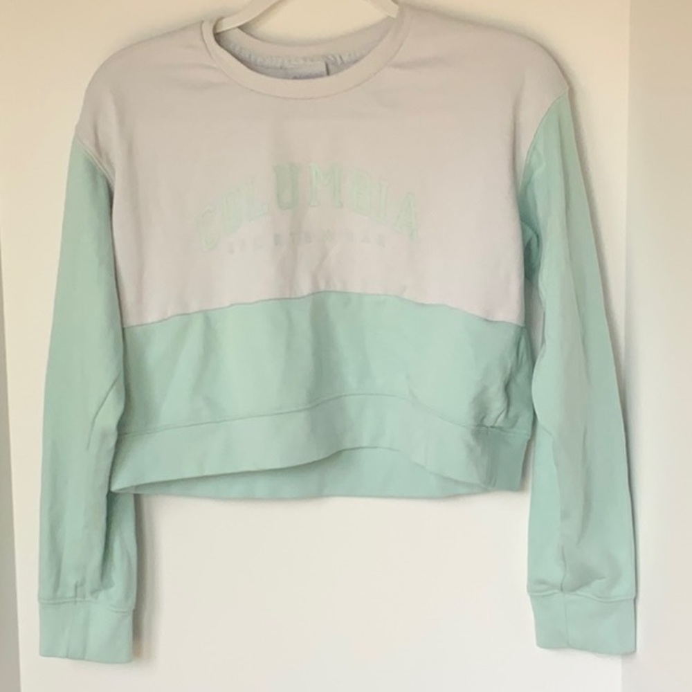 Columbia Crop light two tone sweatshirt